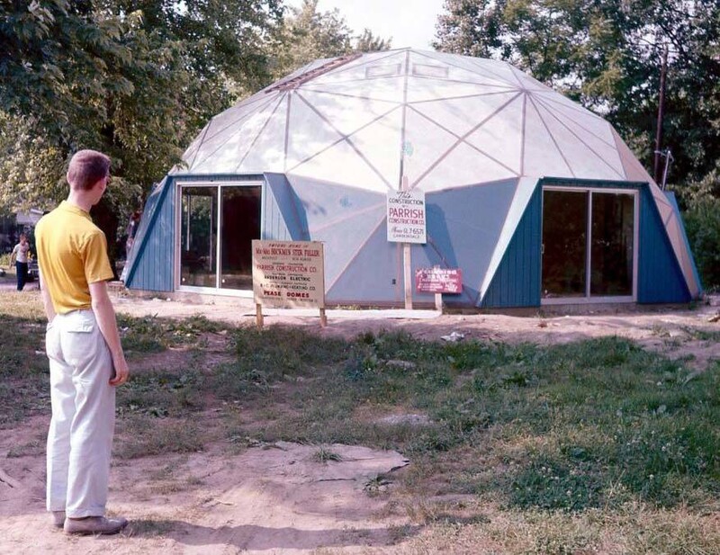 미국의 건축가 버크민스터 풀러가 살았던 돔 주택. 위키미디어 코먼스