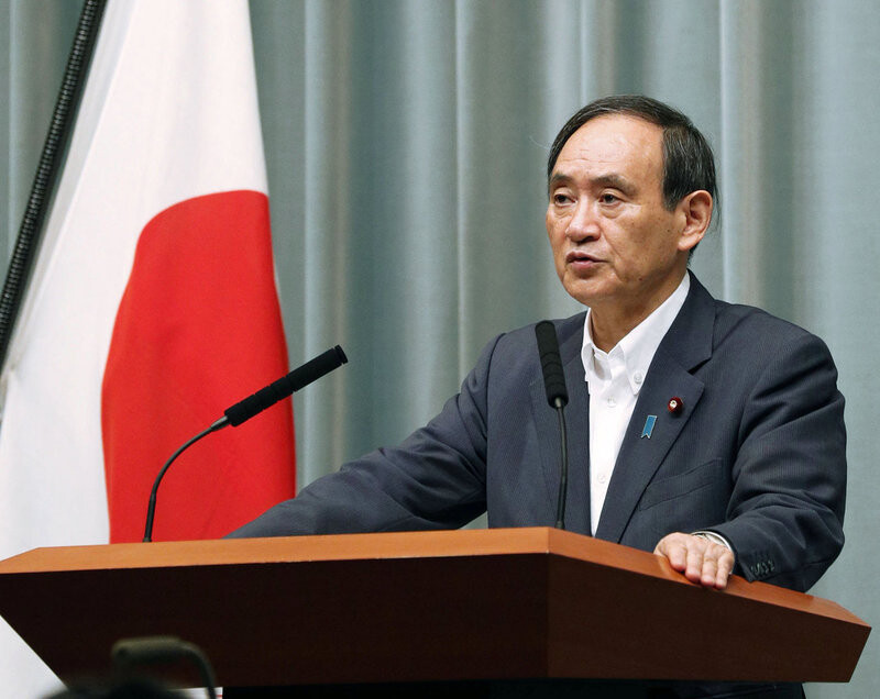 Japanese Chief Cabinet Secretary Yoshihide Suga