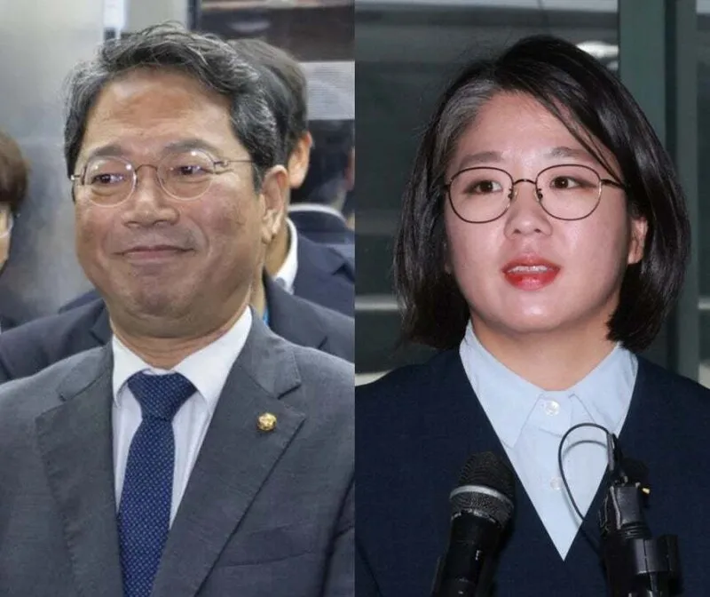 Justice Minister nominee Kim Seung-won and Gender Equality Minister nominee Yong Hye-in