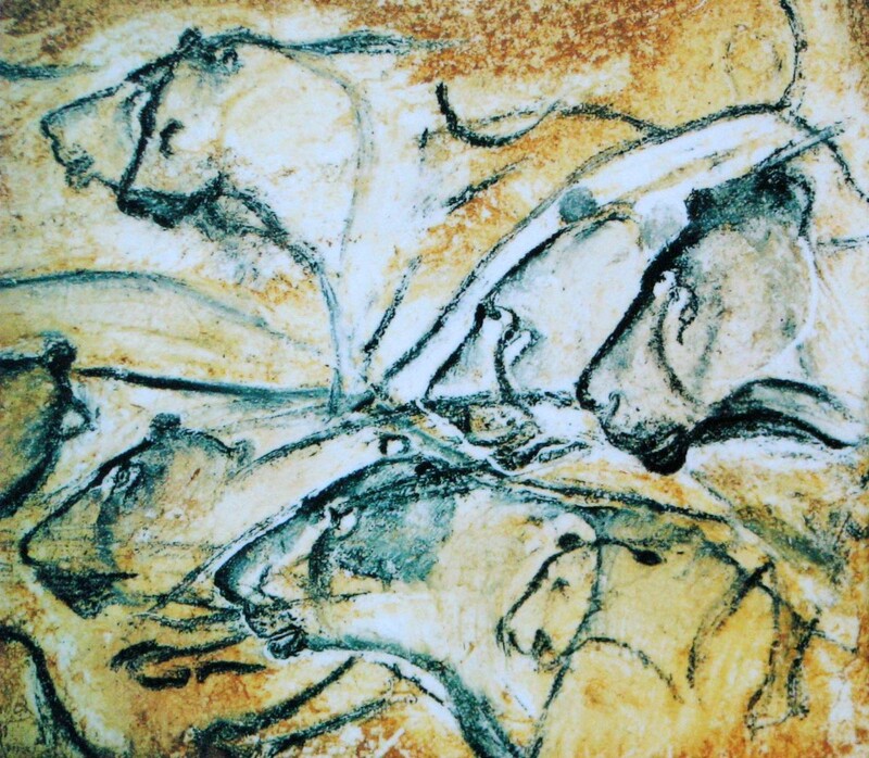 프랑스 남동부 쇼베 동굴에서 발견된 약 3만4000년 전의 동굴사자 암각화. 호모 사피엔스가 그린 것이다. 위키미디어 코먼스