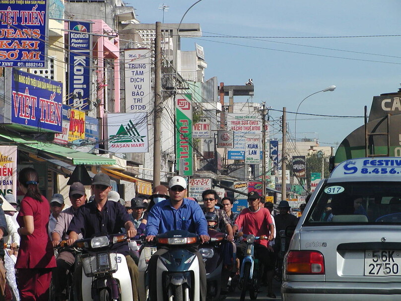 2000년대 초 베트남 호찌민의 모습. 한겨레 자료사진