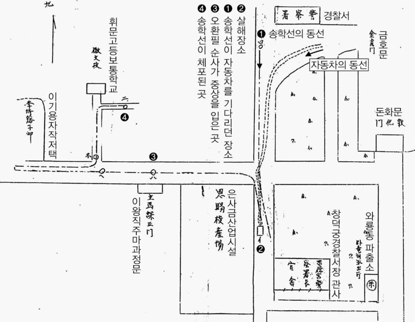 의거 현장 원본. 임경석 제공