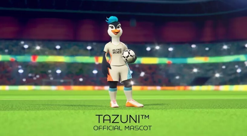 Tatjuni, mascote da Copa do Mundo Feminina de 2023 na Austrália e Nova Zelândia.  Baixe no FIFA.COM