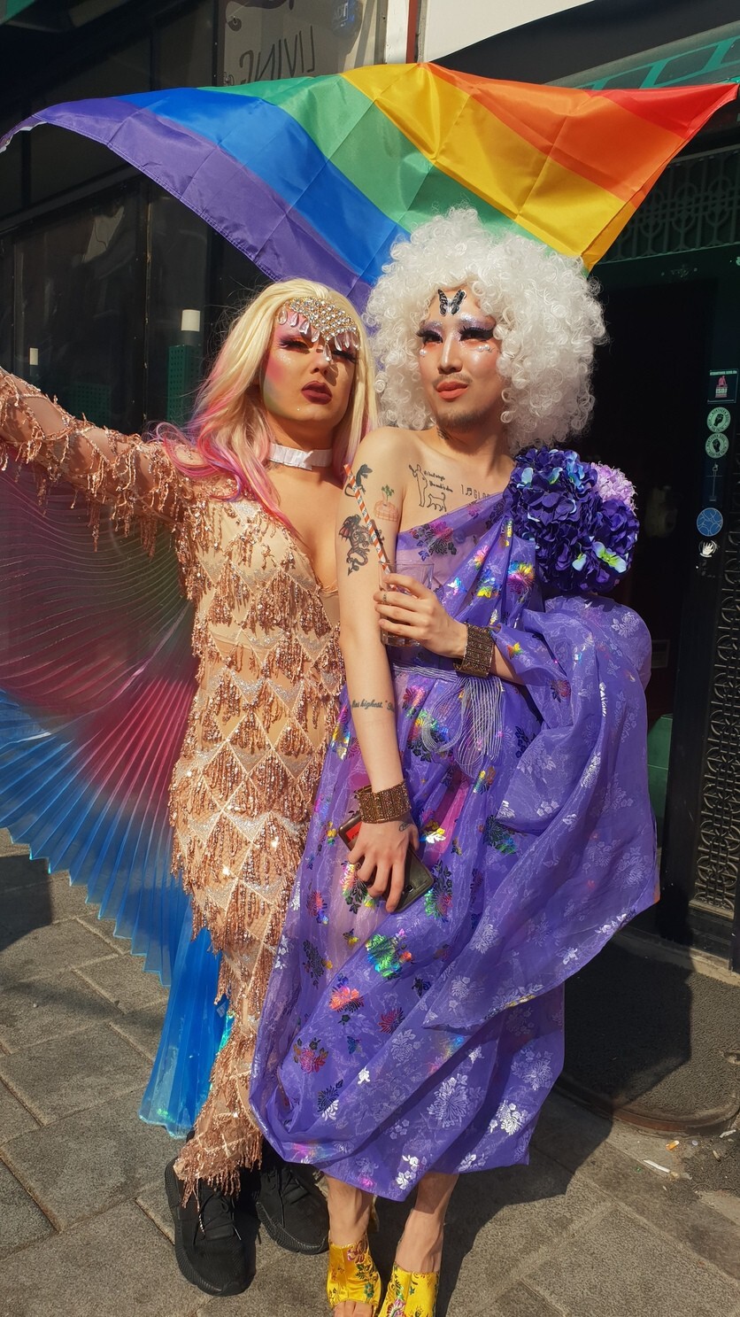 Participants in the Seoul Drag Parade on May 5