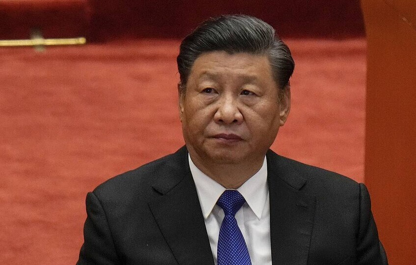Chairman Xi Jinping of China’s Communist Party (AP/Yonhap News)