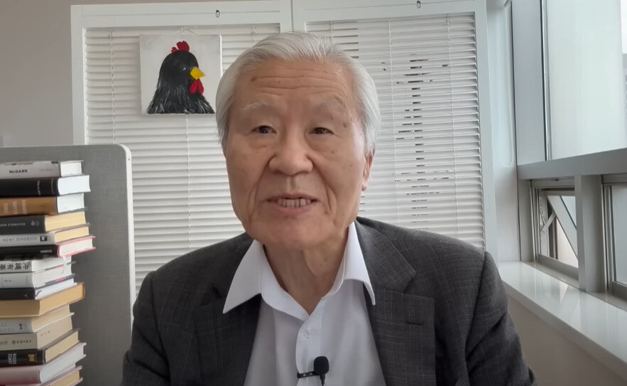 윤석열 부정선거 영화관람 조갑제 비판 화면