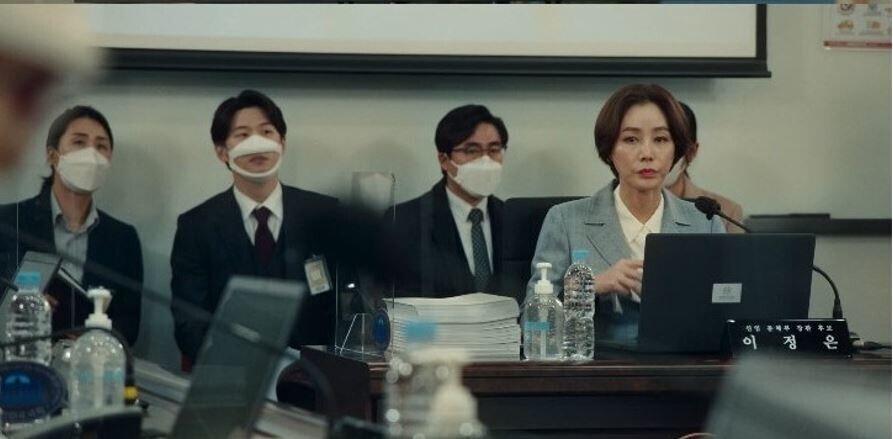 A still from “Political Fever,” an original streaming series from the Korean OTT platform Wavve, which generated brand awareness for the platform. (provided by Wavve)