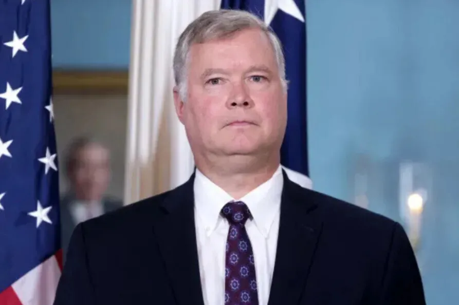 Stephen Biegun, the former US special representative for North Korea. (Hankyoreh file photo)