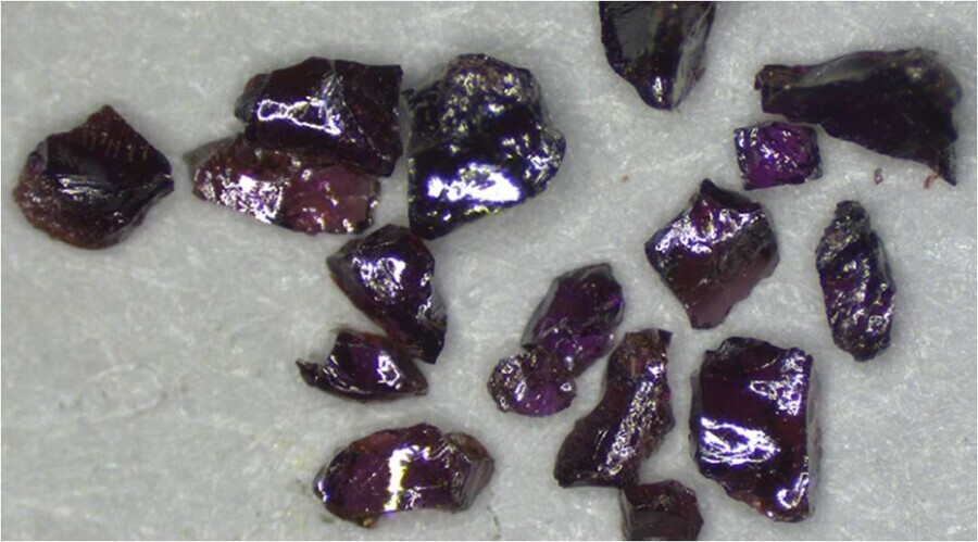Crystals of LK-99 synthesized by the Max Planck Institute for Solid State Research. (courtesy of Nature)