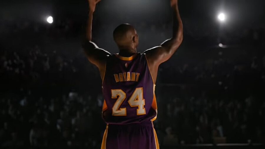 Kobe Bryant lidera o coro daqueles que o odeiam no anúncio da Nike de 2016. captura de tela do youtube