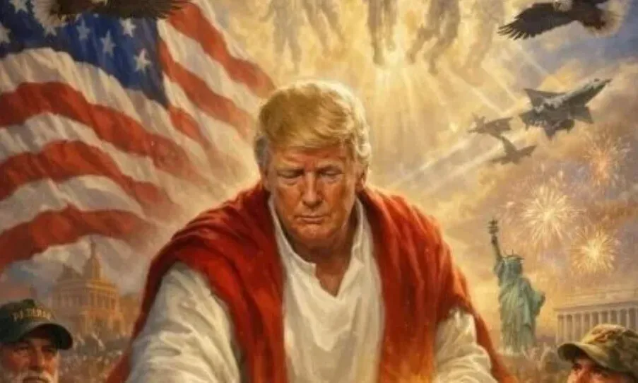 ‘예수인 척’ 트럼프 AI 이미지에 지지층서도 “경악스러운 신성모독”…결국 삭제