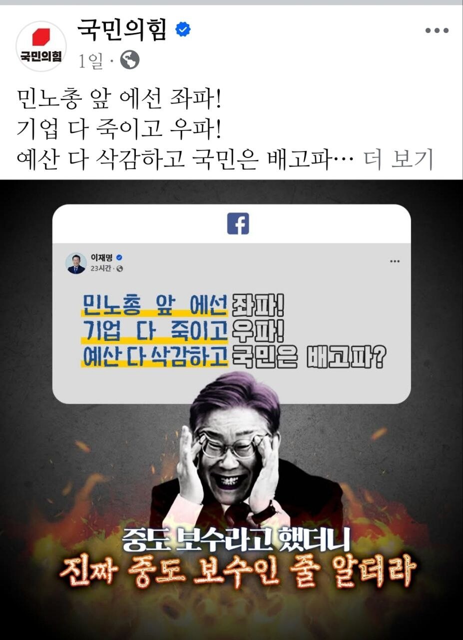 국민의힘 페이스북 갈무리