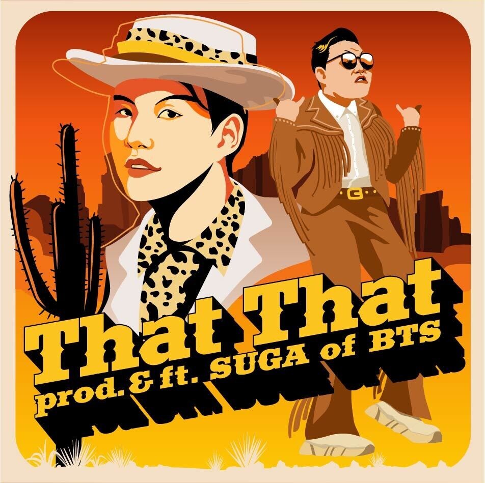A promotional image for “That That,” the lead single of Psy’s latest album “Psy 9th” (provided by P Nation)
