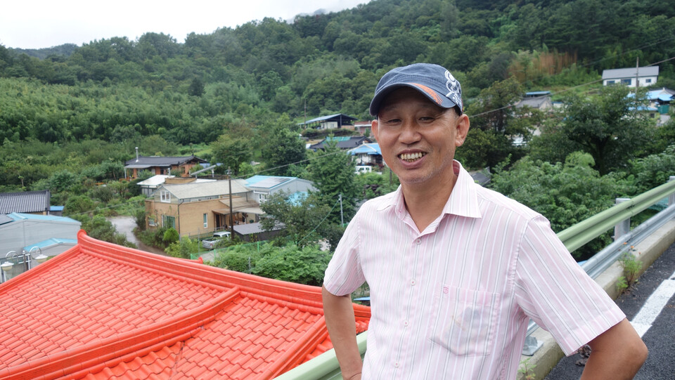 이상윤 매계마을 이장이자 (사)숲길 상임이사. 김소민 제공