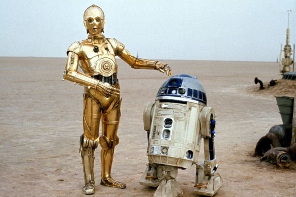 영화 ‘스타워즈’의 C-3PO(왼쪽)와 R2D2. 출처 루커스필름