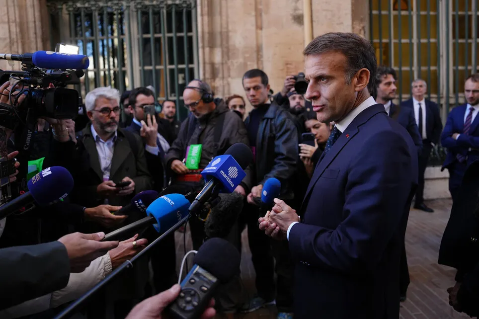 Macron retreats from protest criticism, defends rights
