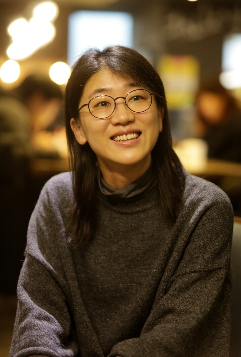 Cho Mun-young, professor at Yonsei University (Kim Jin-su/The Hankyoreh)
