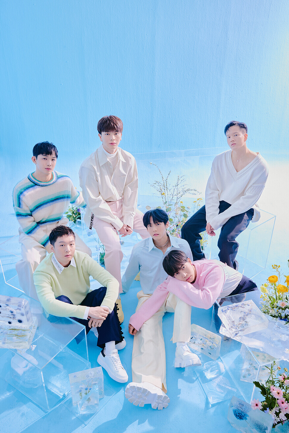 K-pop group BtoB, pictured here, made its comeback on Feb. 21. (provided by Cube Entertainment)