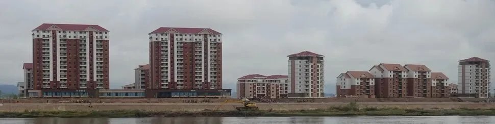 After catastrophic floods, North Korea rebuilds bigger and better along border with China
