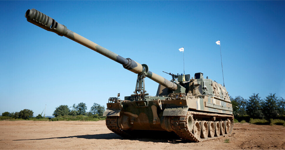 The K9 Thunder self-propelled howitzer (from the website of Hanwha Defense)