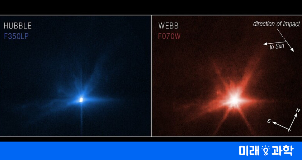 충돌 소행성 3배 밝아졌다…우주망원경이 본 ‘지구 방어’ 실험