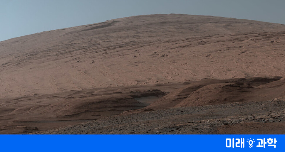 큐리오시티가 화성에서 보내온 사진 엽서