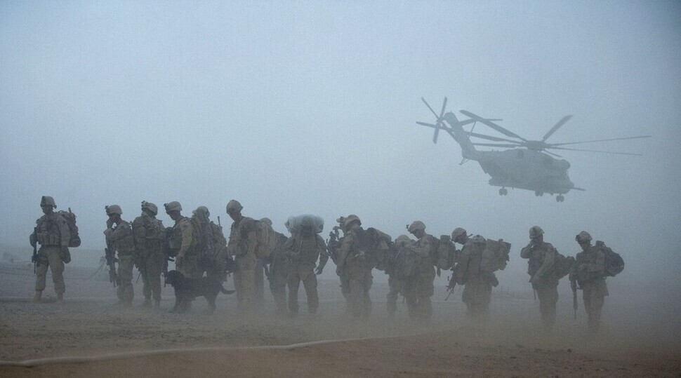 US Marines in Afghanistan (Yonhap News photo archives)