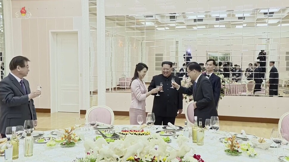 A Korean Central News Agency broadcast from Mar. 6 shows North Korean leader Kim Jong-un