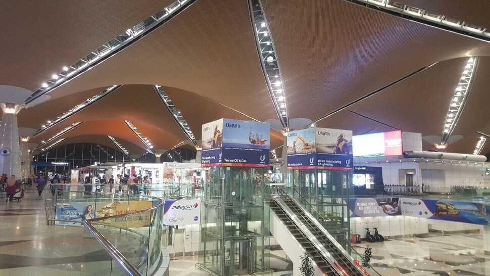 Kuala Lumpur International Airport in Malaysia on Feb. 14. The previous day