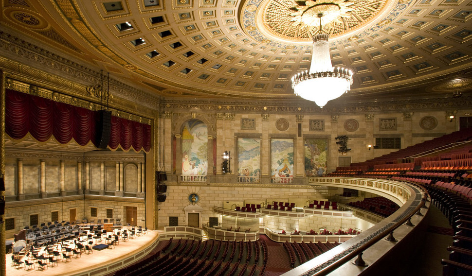 Kodak Hall at Eastman Theatre, a concert venue for the Eastman Philharmonia ensemble. (Eastman School of Music)
