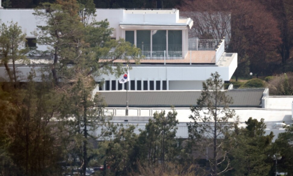 10일 서울 용산구 한남동 관저 모습. 연합뉴스