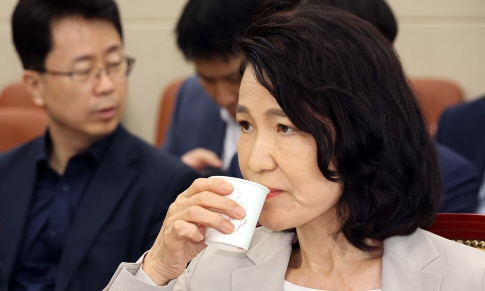 이진숙 방송통신위원장. 김경호 선임기자 jijae@hani.co.kr