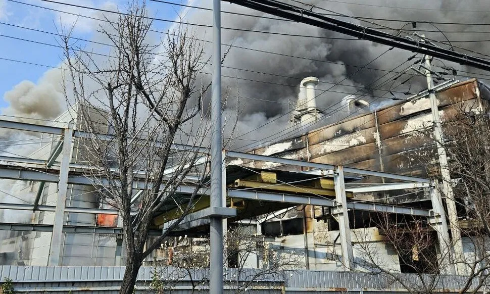 대전 자동차 부품공장 화재 53명 중경상, 14명 연락 두절