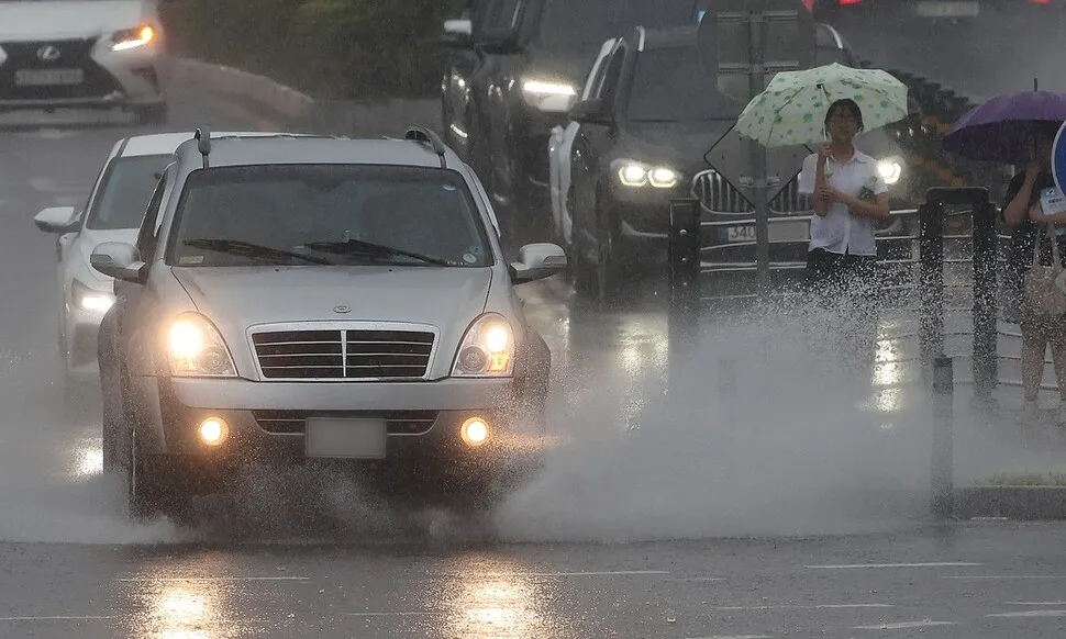 First disaster-level heavy rain emergency alert issued in Daegu Suseong-gu