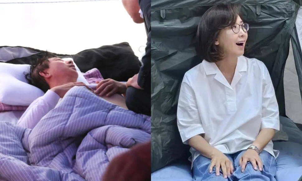 ‘드루킹 단식’ 김성태 “나경원 출판기념회 하듯 농성……