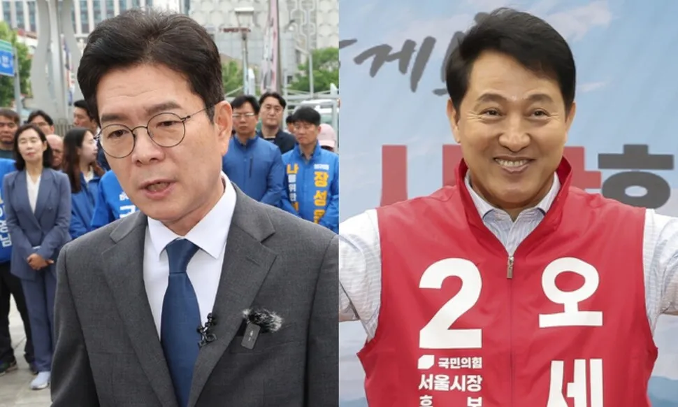 정원오 “사업성 우선” 재개발·재건축 추진 의지…오세훈 “적대적이던 민주당이?”