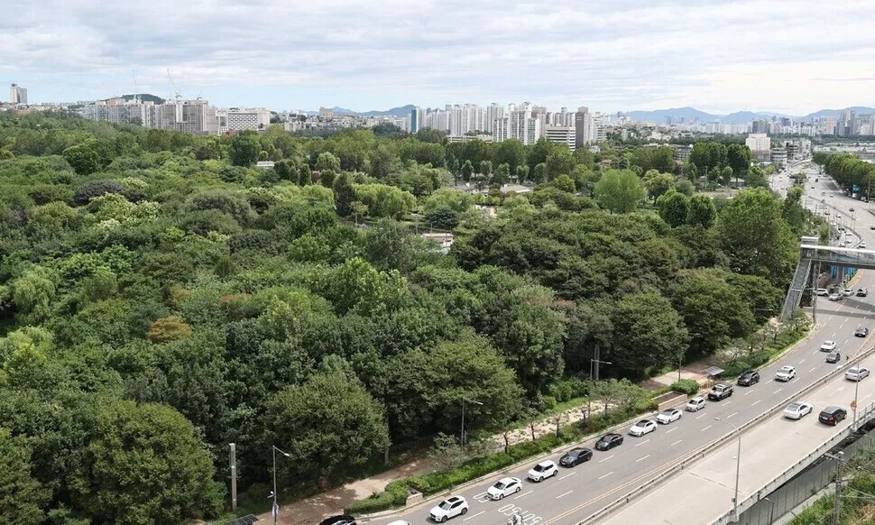 서울 용산구 용산공원 전경. 연합뉴스