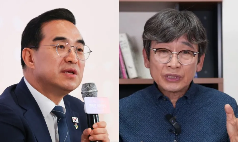“이재명을 윤석열에 빗대?” 유시민 독설에 민주당 박 장관 뿔났다