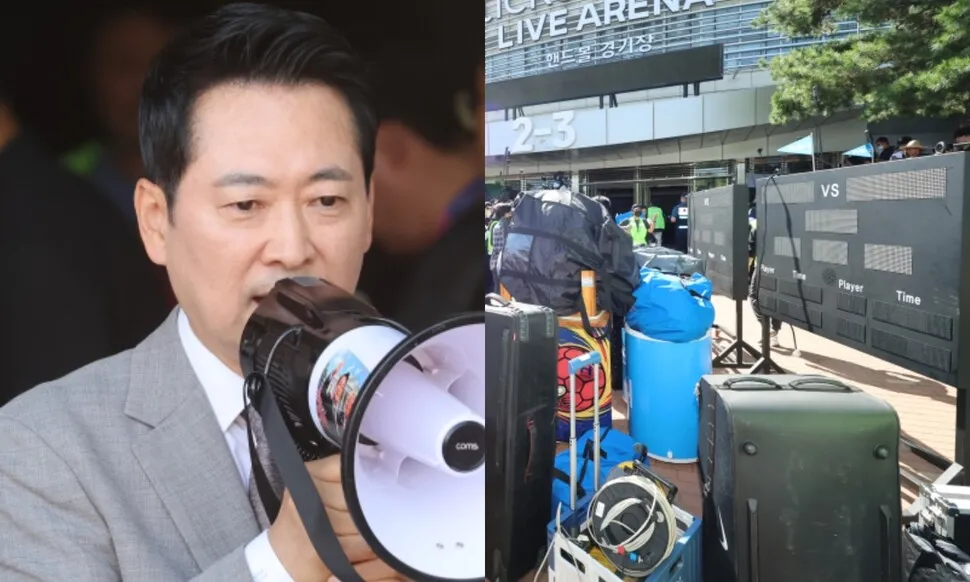 장동혁, 겨우 장비 꺼낸 체육회에 “선거물품 반출 확인해야”