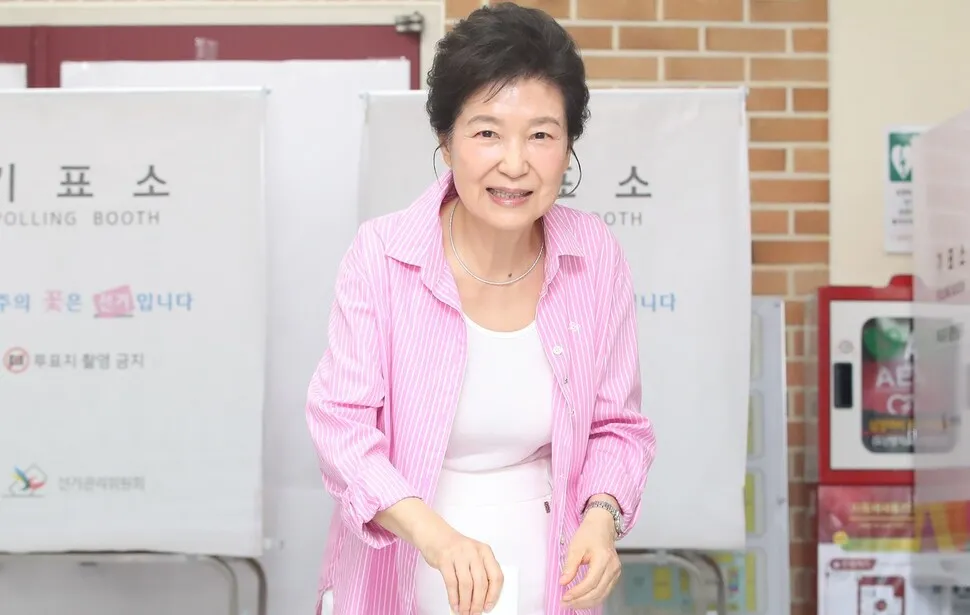 홍준표, 박근혜 지방선거 유세 의도 질문