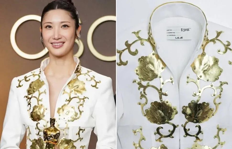 Ejae’s Oscar dress inspired by Korean Empire’s ceremonial court attire