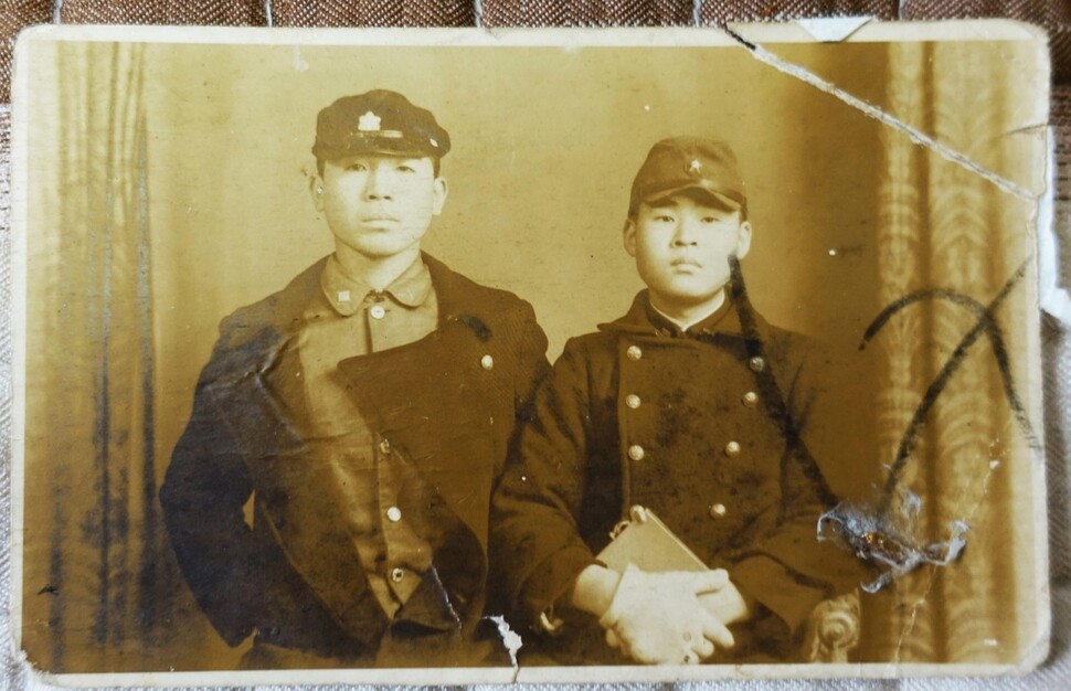  and her husband’s younger brother in a photograph taken on Jan. 20