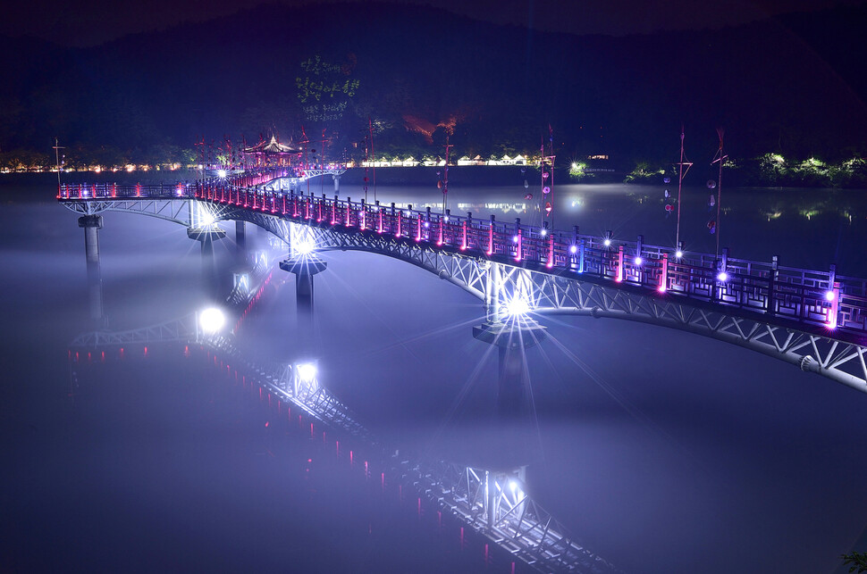 경북 안동 월영교. 경북도 제공