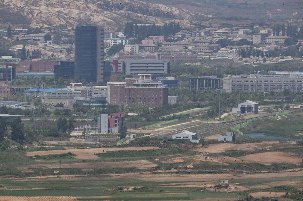 The Kaesong Industrial Complex in May 2019. (Yonhap News)