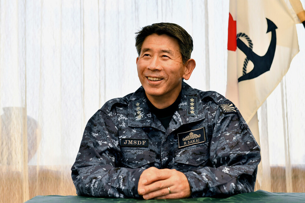 Adm. Ryo Sakai, who serves as chief of staff of the Japan Maritime Self-Defense Force. (JMSDF homepage)