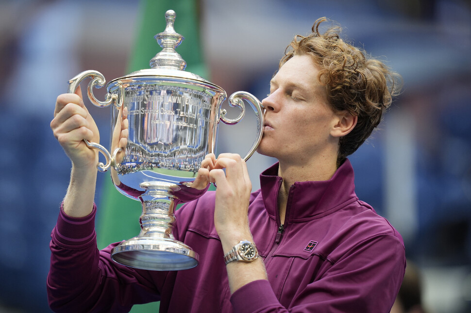 Yanik Shinner (Italy) won the US Open Men's Singles last year. At the time, the winning prize was $ 3.6 million. New York/AP Yonhap News