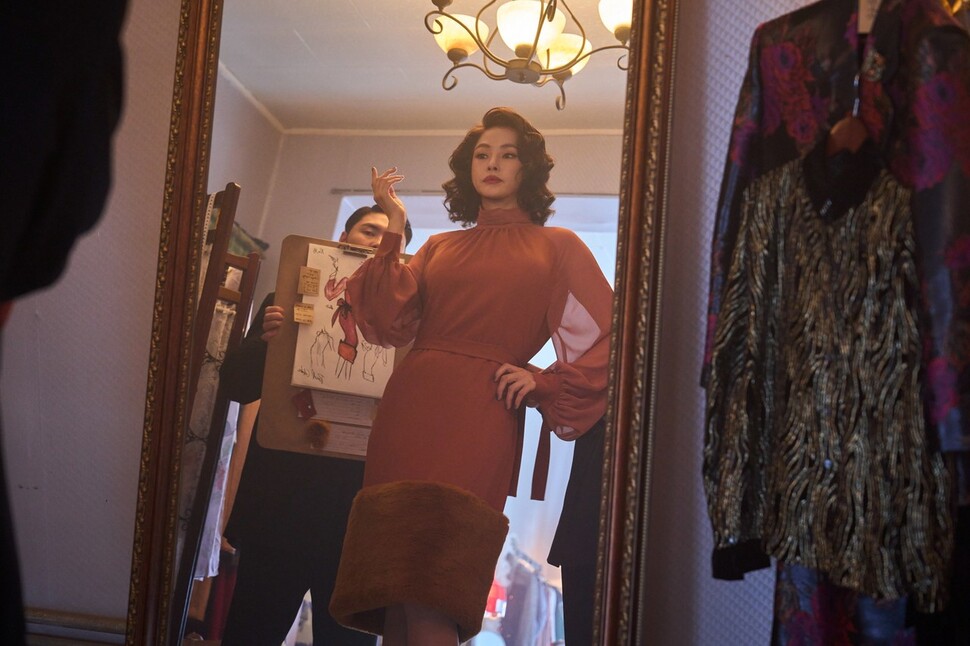 드라마 ‘애마’에서 톱스타 정희란 역을 맡은 배우 이하늬. 넷플릭스 제공