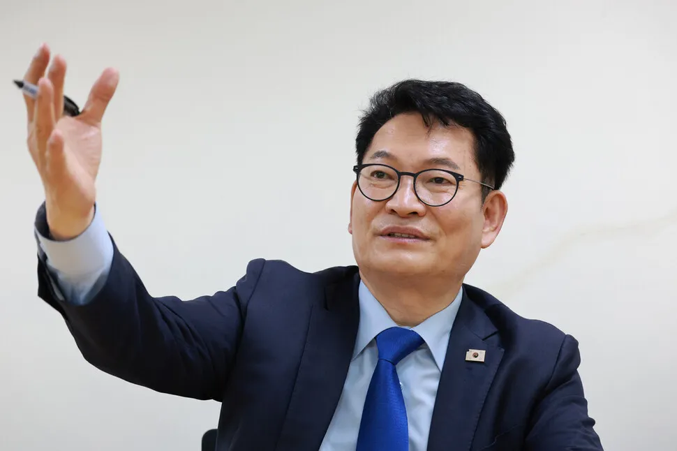 송영길 인터뷰 관련 이미지