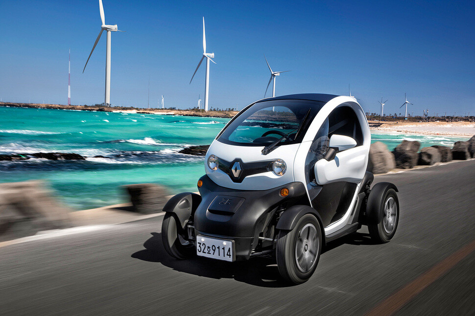 The Renault Twizy electric