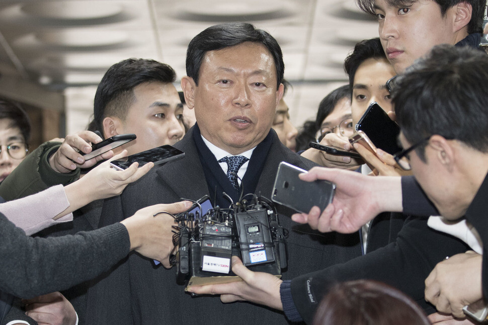 Lotte Group chairman Shin Dong-bin